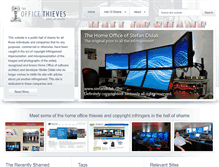 Tablet Screenshot of officethieves.com